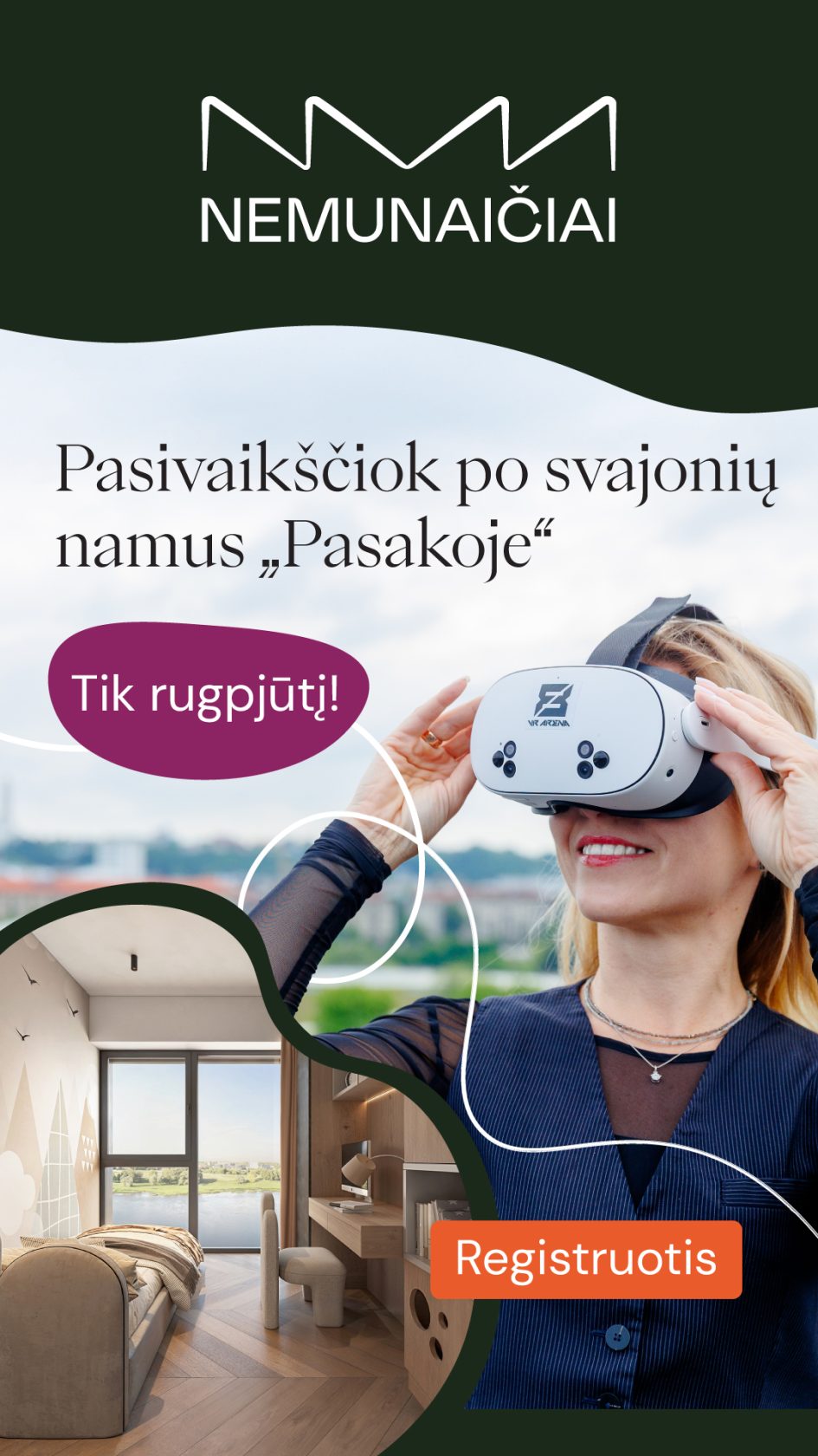 Ar norėtum įžengti į svajonių namus dar prieš juose apsigyvendamas? 